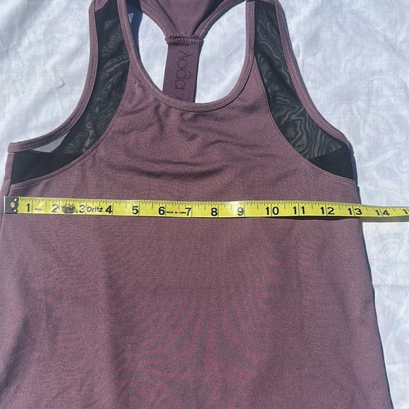 Jill Yoga Athletic Tank top purple mesh detail size Medium - Picture 6 of 7
